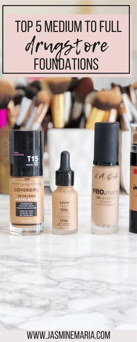 Flawless Coverage The Best Drugstore Foundations