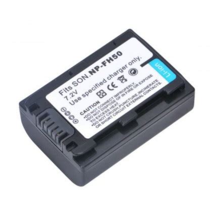 NP FH50 Rechargeable Li Ion Battery For NPFH50 Sony Alpha A230 A290