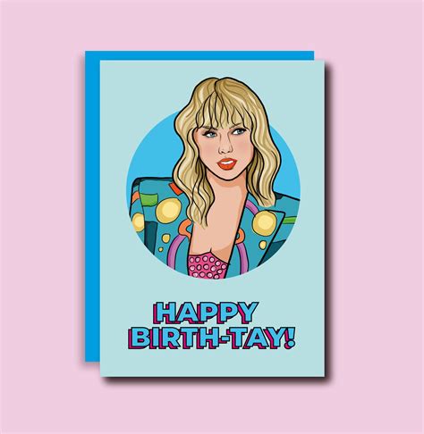 Taylor Swift Happy Birth Tay Swiftie Taylor Swift Etsy