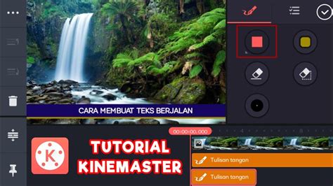 Cara Membuat Teks Berjalan Running Text Menggunakan KineMaster YouTube