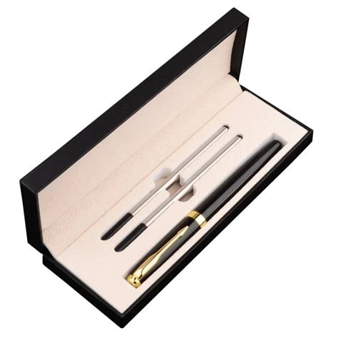 Luxury Rollerball Pen Set-black Lacquer Gold Rollerball Pen-best Pen ...