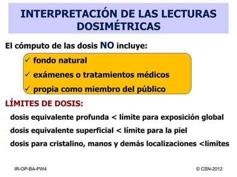 Dosimetr A De Radiaciones Ionizantes Y Efectos Biol Gicos Ppt