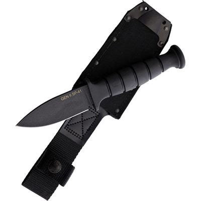 Ontario Knife Company Spec Plus Generation Ii Knife With Sheath Black