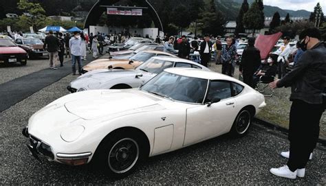 幻の名車トヨタ2000gt並ぶ 中津川で昭和モーターショー：中日新聞web