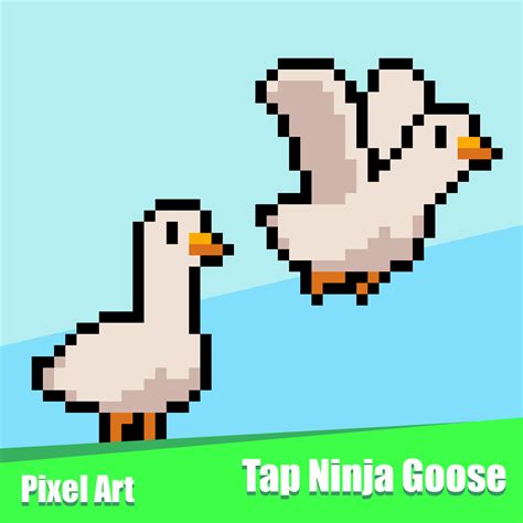 Artstation Tap Ninja Goose Pixel Art