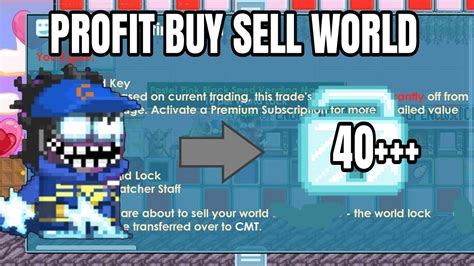 Profit Buy And Sell World Ez Dls Growtopia Youtube