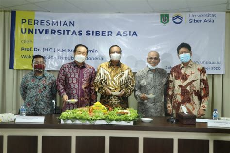 Wapres RI Resmikan Universitas Siber Asia Universitas Nasional