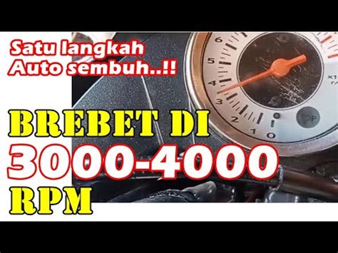 Satria FU Berebet Ngempos Putaran Bawah Atau Brebet Pada RPM 3000 4000