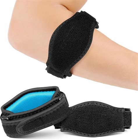 ALMEKAQUZ 2 Packs Elbow Brace For Tendonitis Tennis Golfer S Elbow