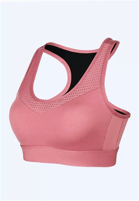 Buy Lycka Bmy3008 European Style Lady Yoga Sport Bra Pink 2024 Online