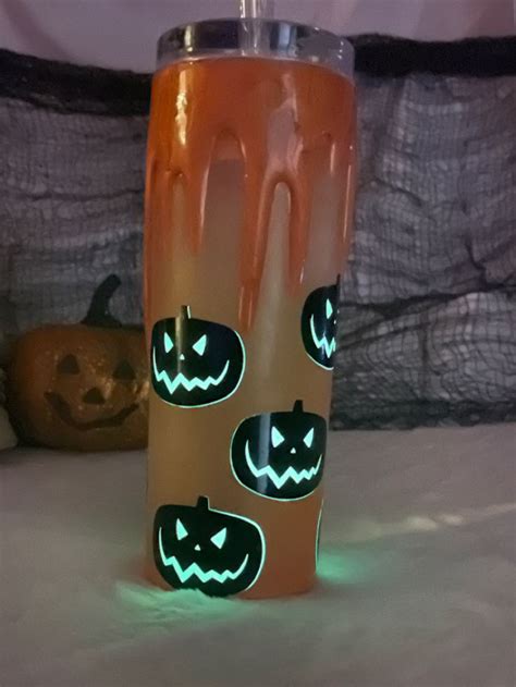 Glow In The Dark Snow Globe Tumbler Unique Items Products Etsy