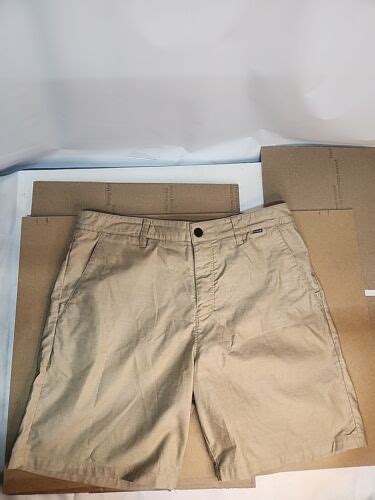 Hurley Mens Shorts Size 34 Khaki EBay