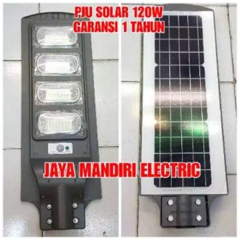 Jual Lampu Jalan Solar Watt Pju All In One Tenaga Surya Panel W