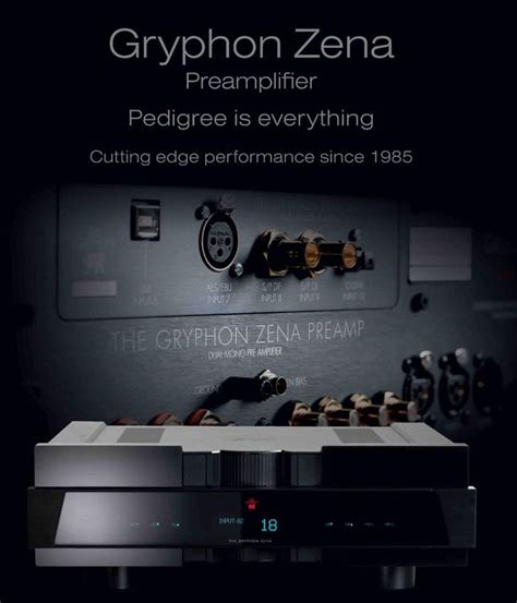 Gryphon Audio Designs North American Debut Of Zena Preamplifier At Rmaf