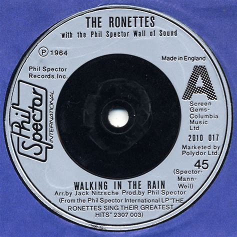 The Ronettes - Walking In The Rain (1976, Vinyl) | Discogs