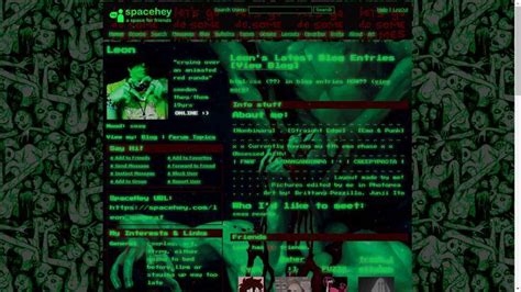 green hands layout | Myspace layout, Trailer park, Fnaf