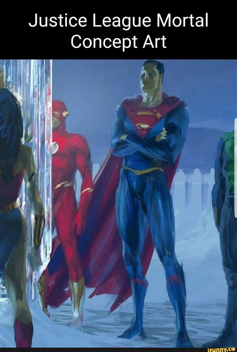 Justice League Mortal Concept Art le - iFunny