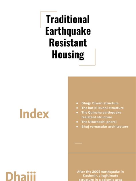 Traditional Earthquake Resistant Housing | PDF | Architectural Design ...