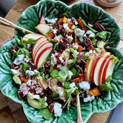 Appel Herfstsalade Met Zoete Aardappel Pecannoten Door Veggilaine Jumbo