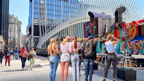 ⁴ᴷ NEW YORK CITY Walking Tour Downtown Manhattan 911 Memorial