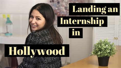 How To Land An Internship In Hollywood The Intern Queen Youtube