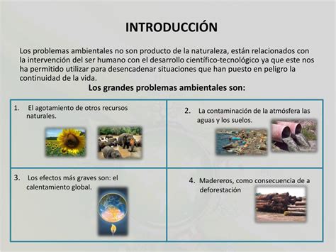 Ppt Dimensiones De La Contaminaci N Y El Agotamiento De Recursos