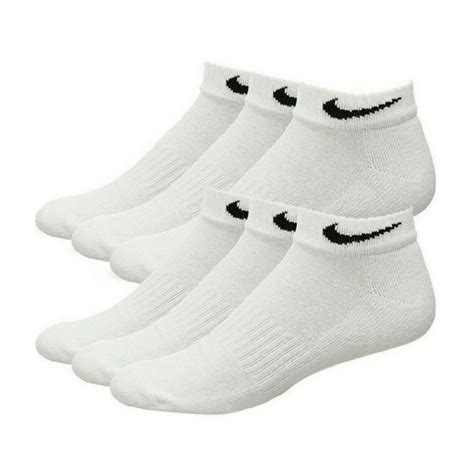 Nike Underwear And Socks Nike Low Cut Performance Socks White 6 Pairs M 68 Poshmark