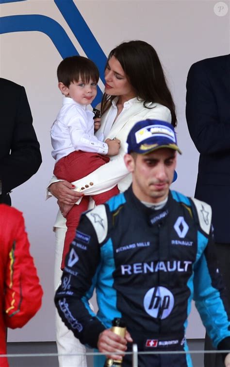 Photo Charlotte Casiraghi Et Son Fils Rapha L S Bastien Buemi