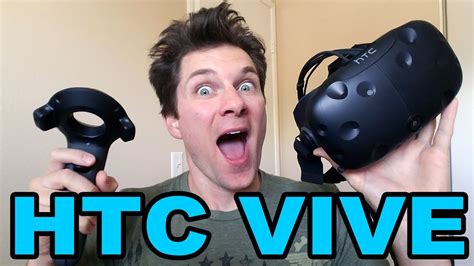 Htc Vive Unboxing Setup Reaction Youtube