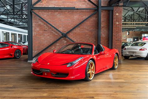 Ferrari 458 Spider Red 4 Richmonds Classic And Prestige Cars Storage And Sales