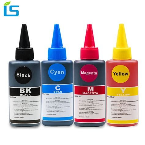 4 Color Universal 100ml Refill Dye Ink Kit For Epson For Canon For Hp For Brother For Lexmark