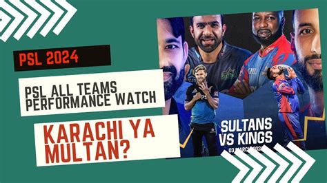 Psl Karachi Kings Vs Multan Sultans Live Pre Match Analysis