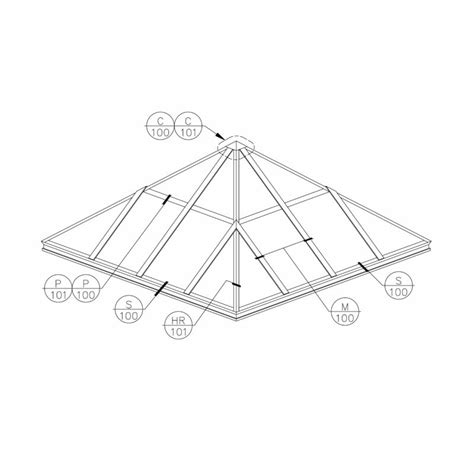 Pyramid Skylight DĀLYTE