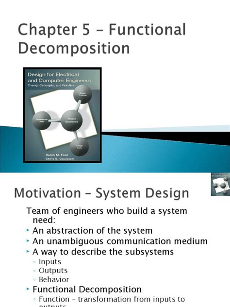 Ch05 Functional Decomposition | PDF | Amplifier | Power Supply