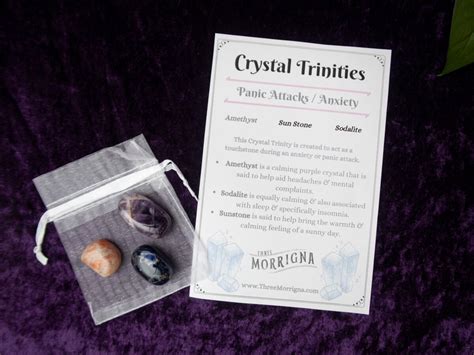 Crystal Trinities Panic Attacks Anxiety — Three Morrigna