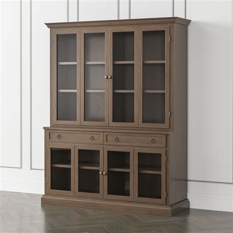 Cameo Pinot Lancaster 2 Piece Entertainment Center With Glass Door