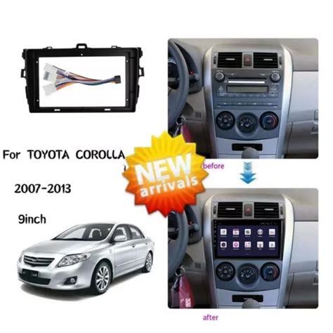 FOR TOYOTA COROLLA 2006 2013 Car Stereo Radio Fascia Panel Dash Frame