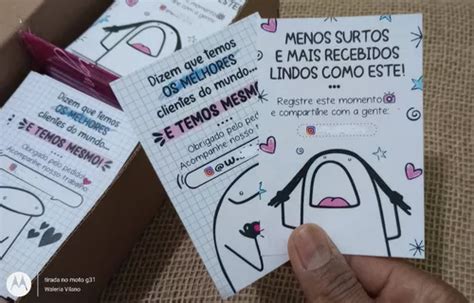 Cartinha Agradecimento Para Cliente Personalizada 1000unid Frete grátis