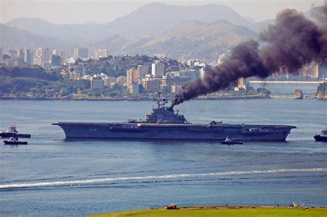 Brazils Toxic Aircraft Carrier Sails Back To Rio De Janeiro AeroTime