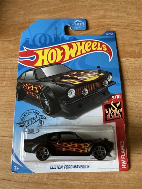 207 Mattel Hot Wheels Flames Custom Ford Maverick EBay