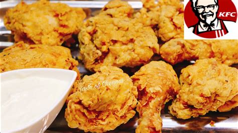 Original Kfc Fried Chicken Secret Recipe With Garlic Sauce Youtube