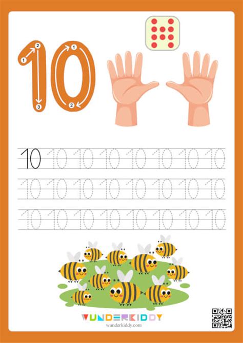 Printable Tracing Numbers 1 10 Worksheets For Preschool