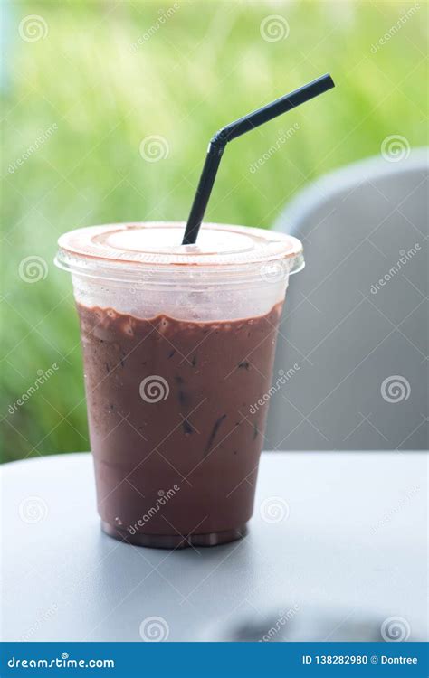 Iced Chocolate Or Cacao Stock Photo Image Of Dark Caffeine 138282980