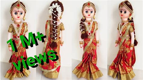 How To Decorate Wedding Dolls Dussehra Doll Decoration Idea Youtube