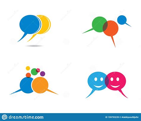 Speech Bubble Symbol Illustration Stock Vector Illustration Of Orange Symbol 159793239