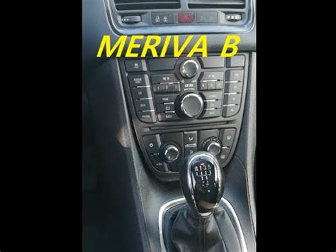 SMONTAGGIO STEREO OPEL MERIVA B Dal 2010 Al 2017 YouTube