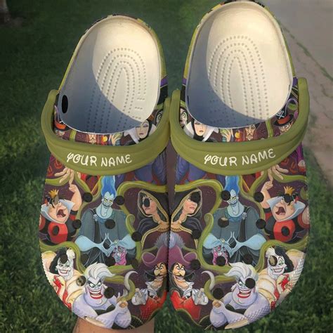 Personalized Disney Villains Crocs Classic Clogs Shoes Etsy