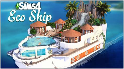 Sims 4 Cruise Ship [no Cc ] Sims 4 Speed Build Kate Emerald Youtube