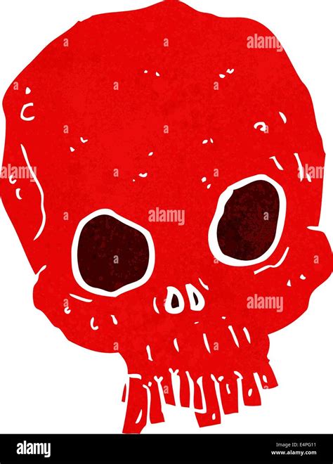 Cartoon Spooky Skull Stock Vector Image And Art Alamy