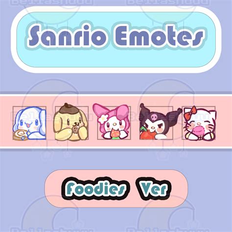 Sanrio Foodies《f2u Emotes》 Bellashuuus Ko Fi Shop Ko Fi ️ Where